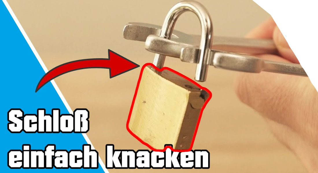 Wie Knacke Ich Ein Schloss Mit Einer Büroklammer Schloß knacken in Sekunden – super einfach 🔐 – meine tricks