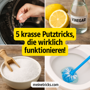 🤯 5 geniale Putztricks, die wirklich funktionieren! 🧼