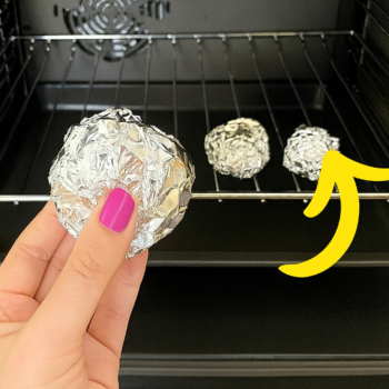 Warum eine Kugel Alufolie im Ofen Wunder wirken kann 🧼🔧
