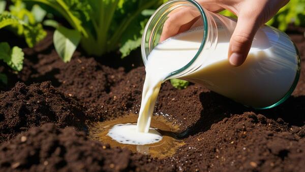 🌱 Milch im Boden: Das alte Gartengeheimnis, das endlich enthüllt wird ✨